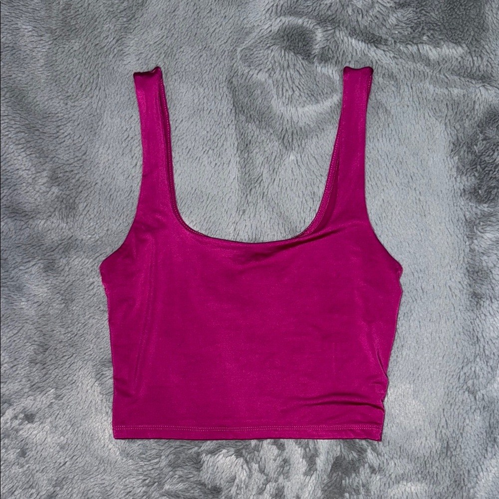 Express Magenta Crop Tank Top